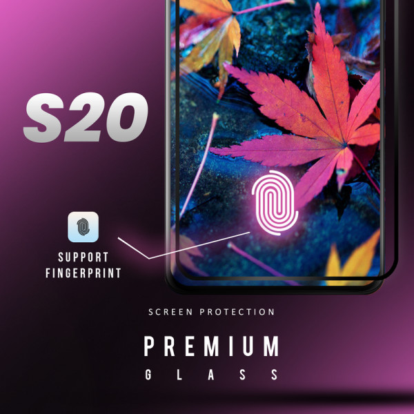 Samsung Galaxy S20 - Härdat Glas 9H-Super Kvalitet 3D Skärmskydd