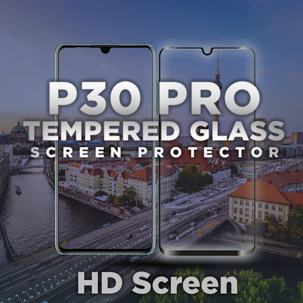 Huawei P30 Pro - Härdat glas 9H – 3D Super kvalitet