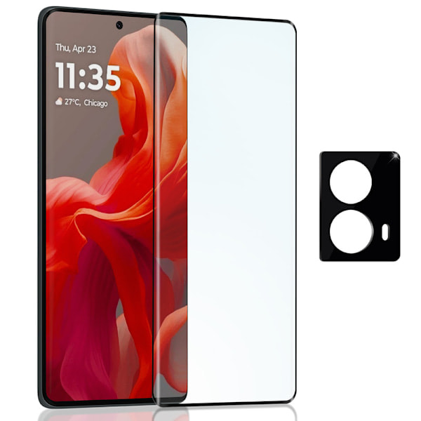 1-Pack MOTOROLA G85 Skærmbeskyttelse & 1-Pack linsebeskyttelse - Hærdet Glas 9H - Super kvalitet 3D