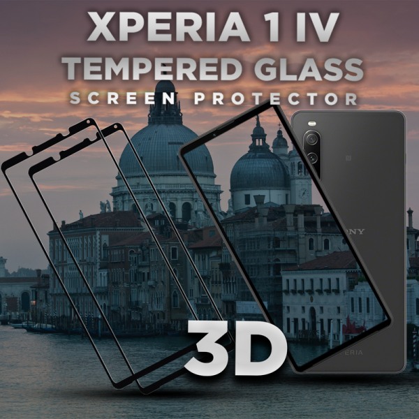 2 Pack Sony Xperia 1 IV - Härdat glas 9H -Super Kvalitet 3D