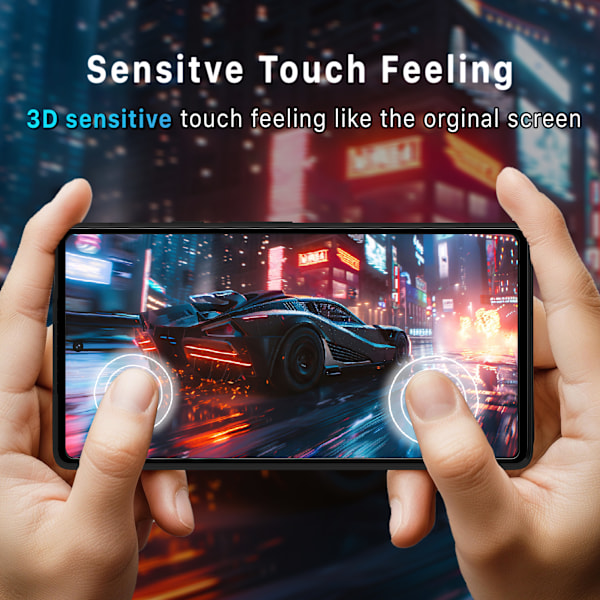 2-Pack Google Pixel 6A Skärmskydd - Härdat Glas 9H - Super kvalitet 3D