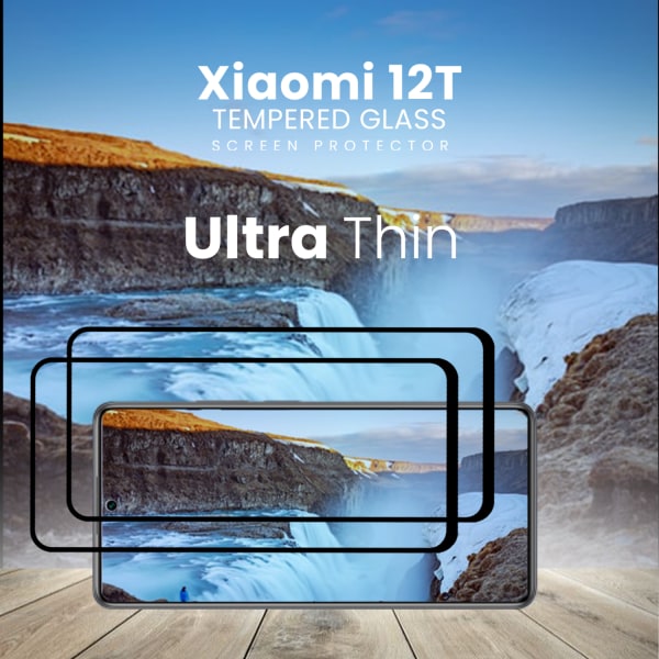 2-Pack Xiaomi 12T - Härdat Glas 9H - Super kvalitet 3D Skärmskydd