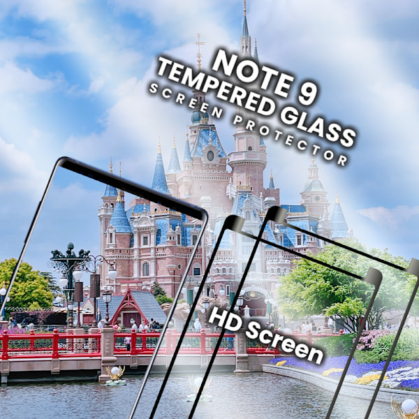 2-Pack SAMSUNG GALAXY NOTE 9 Näytönsuoja - Karkaistu Lasi 9H - Super laatu 3D