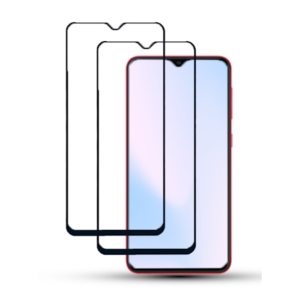 2-Pack SAMSUNG A10 Skærmbeskyttelse - Hærdet Glas 9H - Super kvalitet 3D