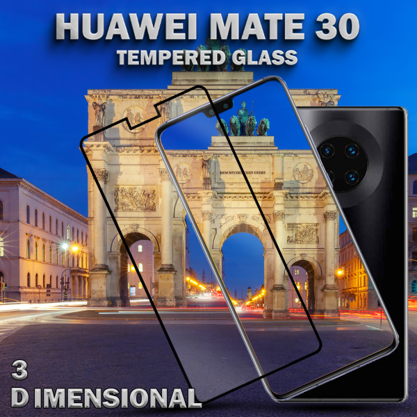 1-Pack Huawei Mate 30 Skärmskydd - Härdat Glas 9H - Super kvalitet 3D