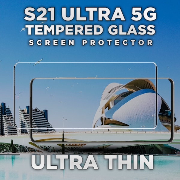 Samsung Galaxy S21 Ultra 5G - Härdat Glas 9H - Super Kvalitet 3D