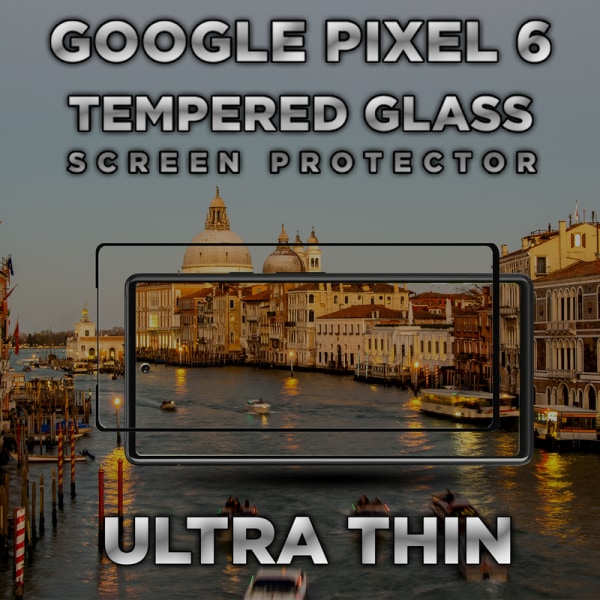 Google Pixel 6 - Härdat glas 9H - Super kvalitet 3D Skärmskydd