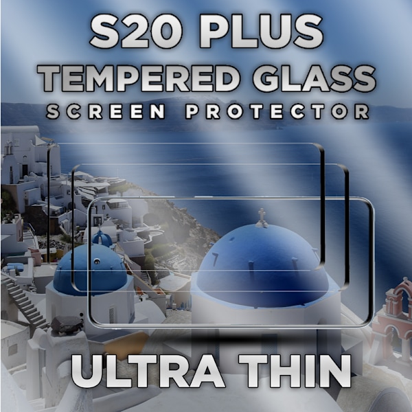 2-Pack SAMSUNG S20 PLUS Skærmbeskyttelse - Hærdet Glas 9H - Super kvalitet 3D