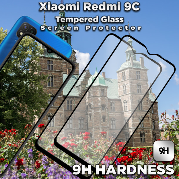 2-Pack Xiaomi Redmi 9C - Härdat Glas 9H - Super kvalitet 3D Skärmskydd