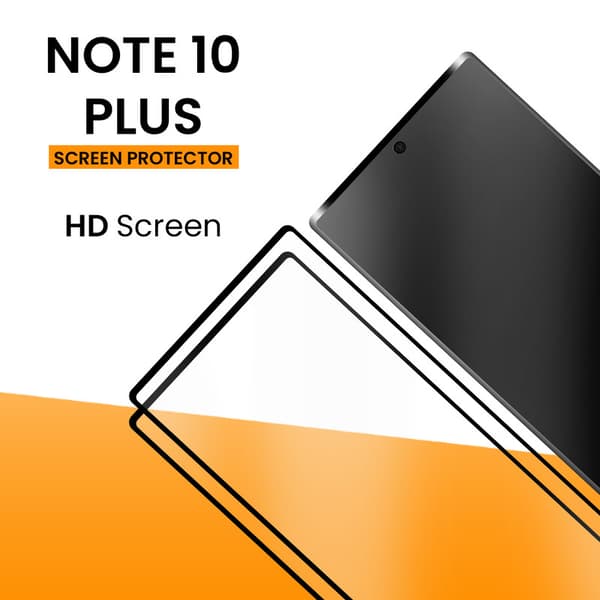 2-Pack Samsung Note 10 Plus - 9H Härdat Glass - Top Kvalitet -HD