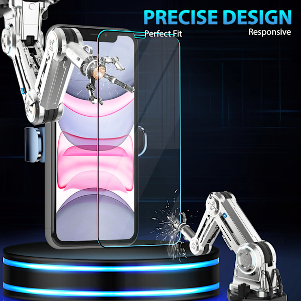 2-Pack Iphone 11 Skärmskydd - Härdat Glas 9H - Super kvalitet 3D