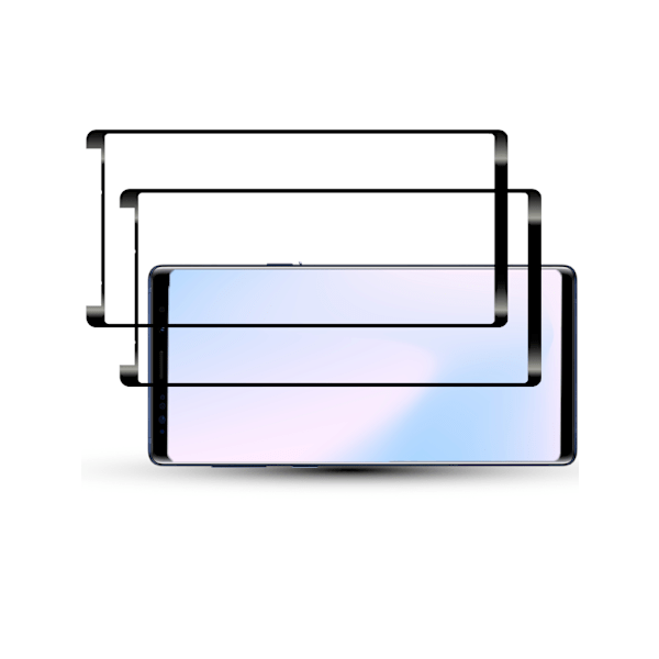 2-Pack SAMSUNG NOTE 8 Skærmbeskyttelse - Hærdet Glas 9H - Super kvalitet 3D