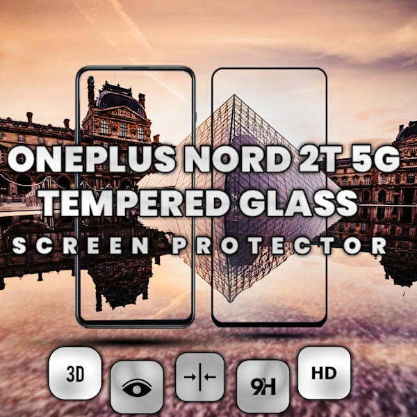 1-Pack ONEPLUS NORD 2T Skærmbeskyttelse - Hærdet Glas 9H - Super kvalitet 3D