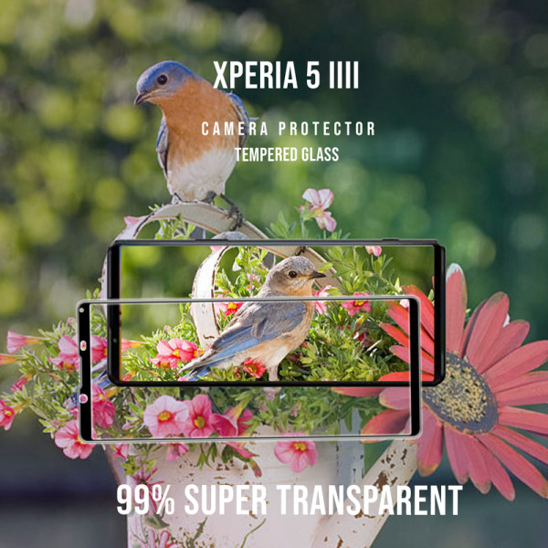 Sony Xperia 5 III - Härdat glas 9H -Super Kvalitet 3D Skärmskydd