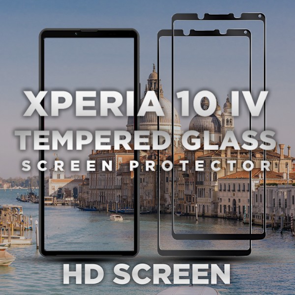 2-Pack SONY XPERIA 10 IV Skærmbeskyttelse - Hærdet Glas 9H - Super kvalitet 3D