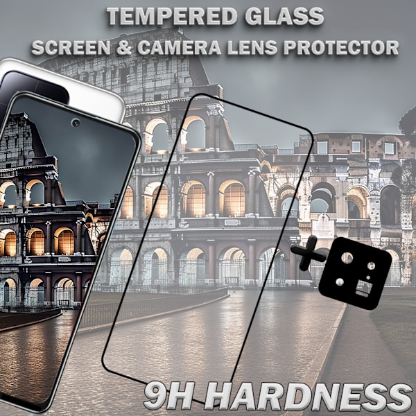 1-Pack XIAOMI 13 Näytönsuoja & 1-Pack linssinsuoja - Karkaistu Lasi 9H - Super laatu 3D