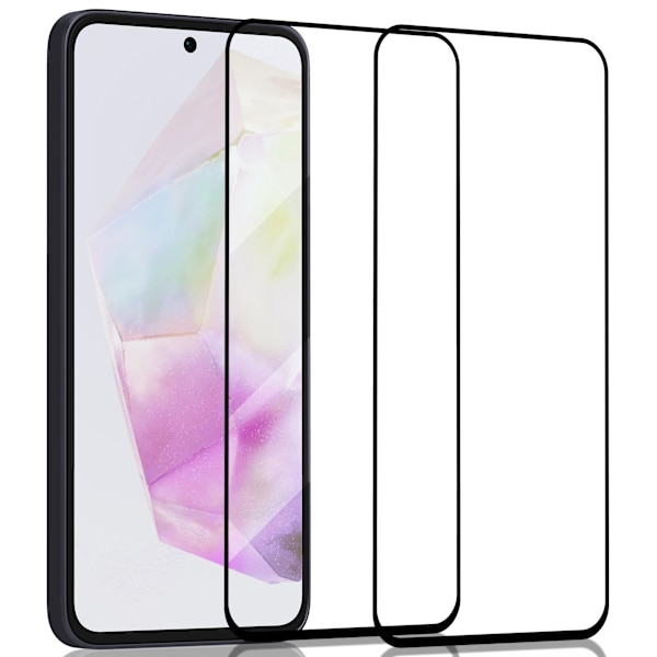 2-Pack SAMSUNG A35 Skærmbeskyttelse - Hærdet Glas 9H - Super kvalitet 3D
