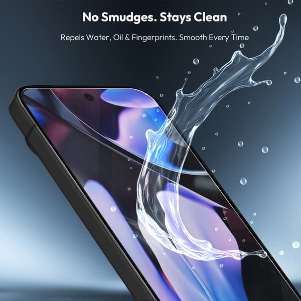 2-Pack Google Pixel 9 Pro Skärmskydd & 2-Pack linsskydd - Härdat Glas | [Automatisk Installation] - Bubbelfritt