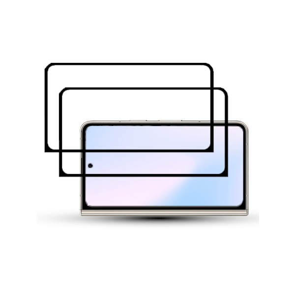 2-Pack GOOGLE PIXEL FOLD Skärmskydd - Härdat Glas 9H - Super kvalitet 3D