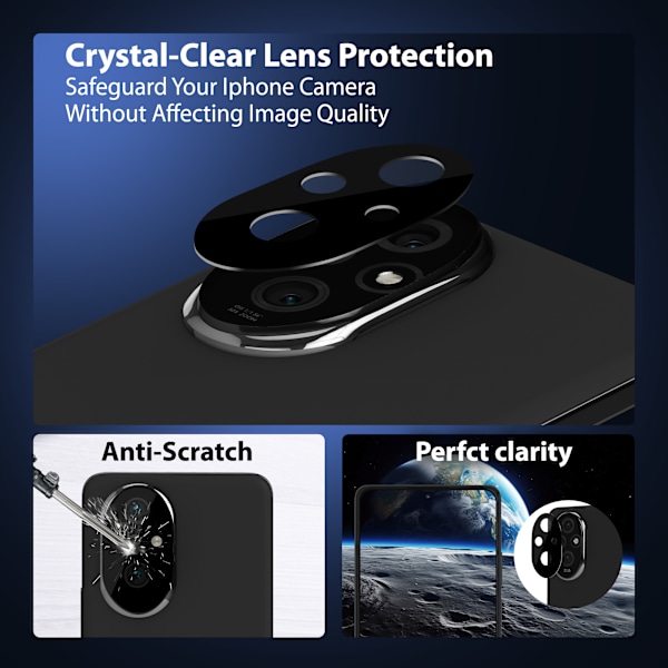 1-Pack Honor 200 Skærmbeskyttelse & 1-Pack linsebeskyttelse - Hærdet Glas 9H - Super kvalitet 3D