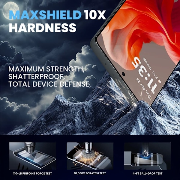 1-Pack MOTOROLA G85 Skærmbeskyttelse & 1-Pack linsebeskyttelse - Hærdet Glas 9H - Super kvalitet 3D