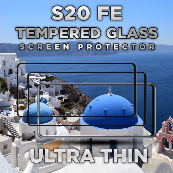 2-Pack Samsung S20 FE - Härdat Glass 9H - Super Kvalitet 3D