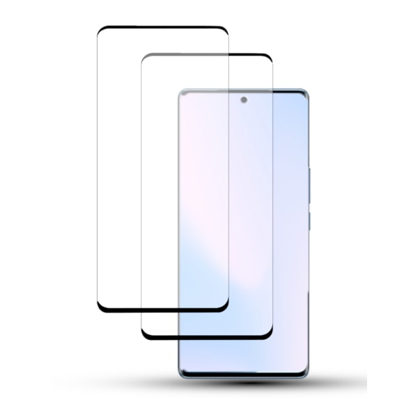 2-Pack VIVO X80 Skärmskydd - Härdat Glas 9H - Super kvalitet 3D