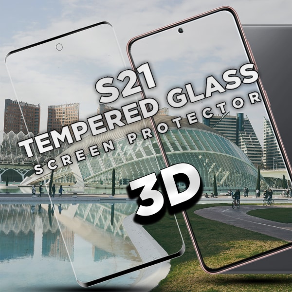 Samsung Galaxy S21 - Härdat Glas 9H - Super Kvalitet 3D