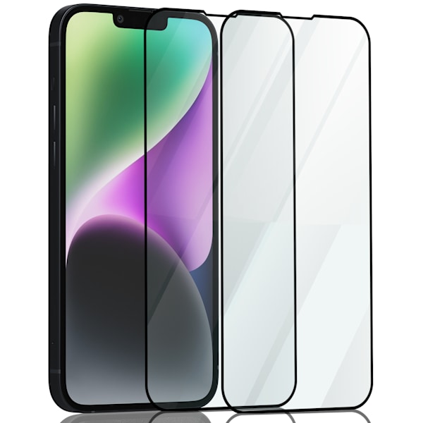 2-Pack Iphone 14 Skærmbeskyttelse - Hærdet Glas 9H - Super kvalitet 3D