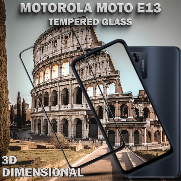 1-Pack MOTOROLA MOTO E13 Skärmskydd - Härdat Glas 9H - Super kvalitet 3D