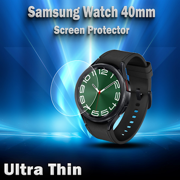 1-Pack SAMSUNG WATCH 40MM Skærmbeskyttelse - Hærdet Glas 9H - Super kvalitet 3D