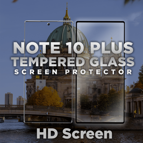 Samsung Galaxy Note 10 Plus - Härdat glas 9H-Super kvalitet 3D