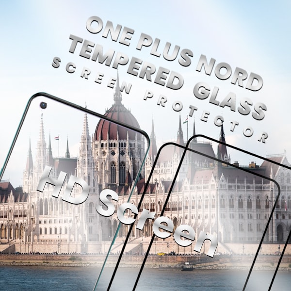 2-Pack ONEPLUS NORD Näytönsuoja - Karkaistu Lasi 9H - Super laatu 3D