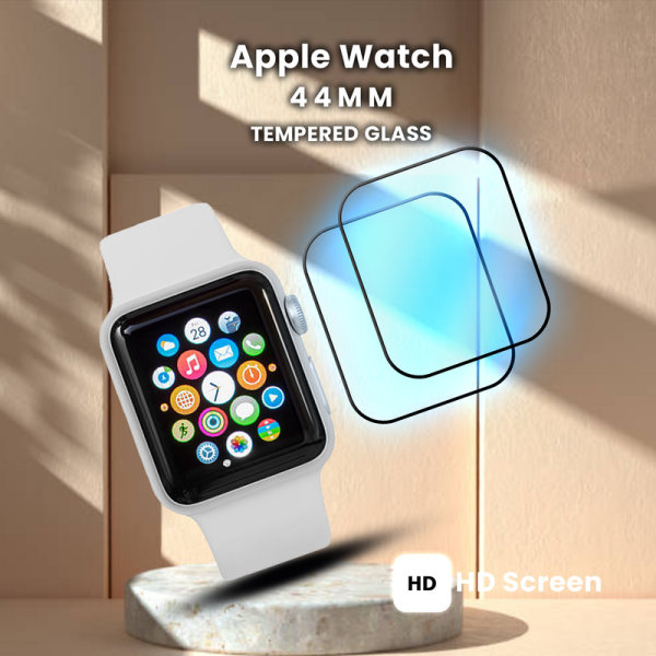 Apple Watch 44mm -Härdat glas 9H – Super kvalitet 3D Skärmskydd