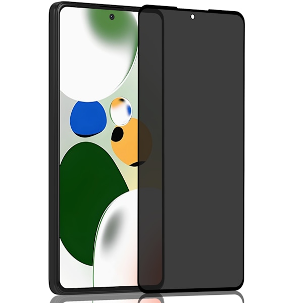 1-Pack Xiaomi Poco X6 Pro Privacy Skærmbeskyttelse - Hærdet Glas 9H - Super kvalitet 3D