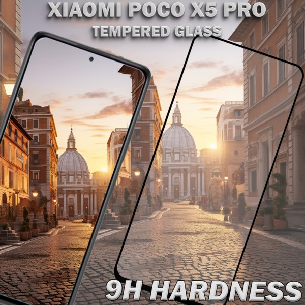 1-Pack XIAOMI POCO X5 PRO Skärmskydd - Härdat Glas 9H - Super kvalitet 3D