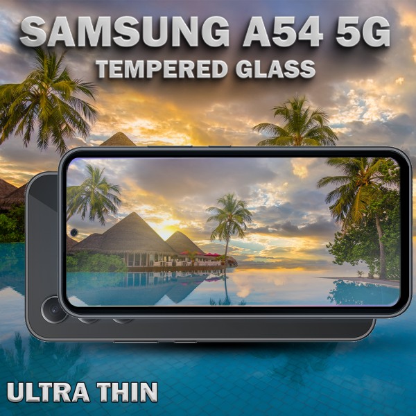 Samsung Galaxy A54 (5G) - Härdat Glas 9H - Super Kvalitet 3D Skärmskydd