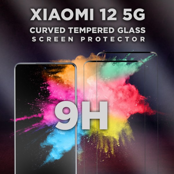 2 Pack Xiaomi 12 5G - Härdat glas 9H-Super kvalitet 3D