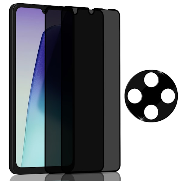 2-Pack Xiaomi Redmi 14C Privacy Skärmskydd & 1-Pack linsskydd - Härdat Glas 9H - Super kvalitet 3D