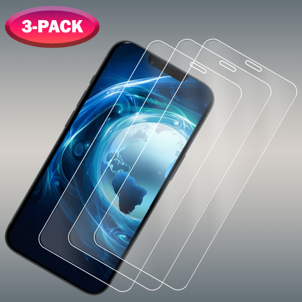3-Pack iPhone XR - Härdat Glass 9H - Top Kvalitet - 100% Full transparens
