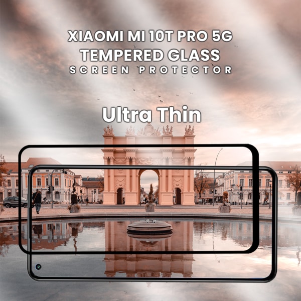 Xiaomi 10T Pro 5G - Härdat glas 9H - Super kvalitet 3D Skärmskydd