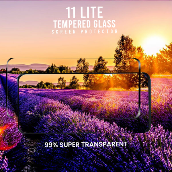 Xiaomi 11 Lite - Härdat glas-9H - Super kvalitet 3D Skärmskydd