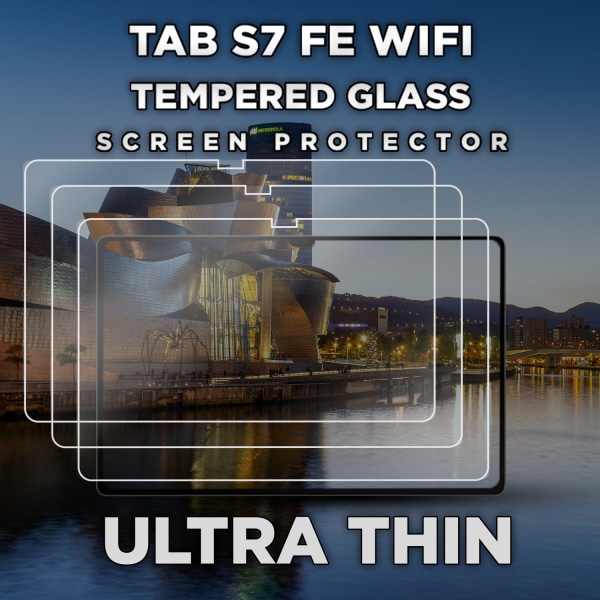 3-Pack Samsung Galaxy Tab S7 FE (WiFi) - Härdat Glas 9H - Super Kvalitet Skärmskydd