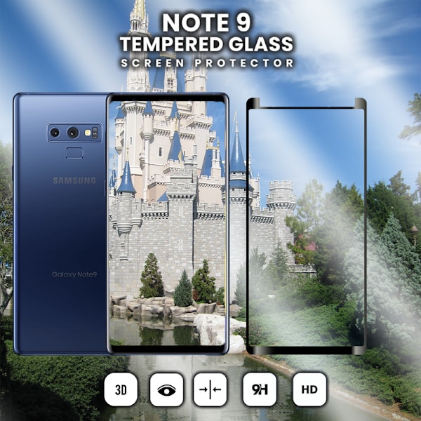 Samsung Galaxy Note 9 - Härdat glas 9H - Super kvalitet 3D