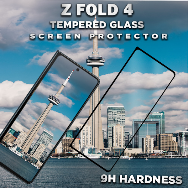 1-Pack SAMSUNG GALAXY Z FOLD 4 Skærmbeskyttelse - Hærdet Glas 9H - Super kvalitet 3D