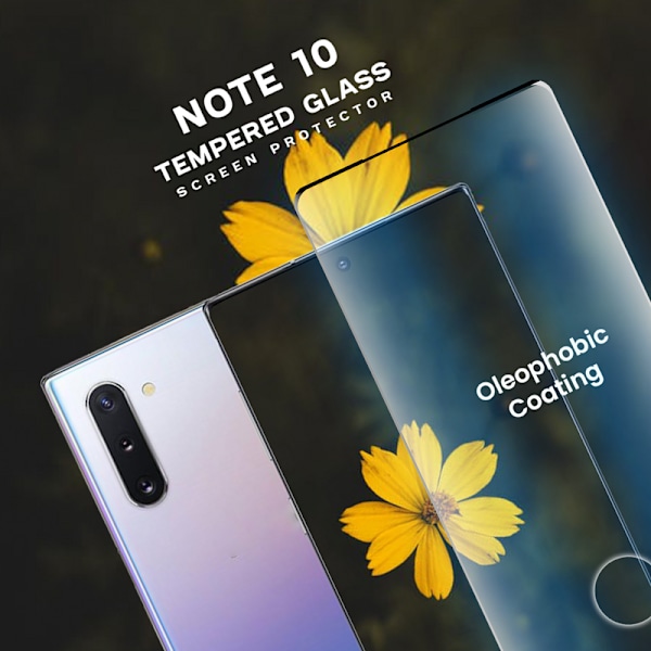 Samsung Galaxy Note 10 - Härdat glas 9H - Super kvalitet 3D