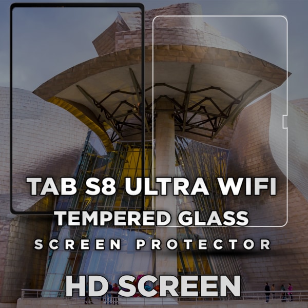 Samsung Galaxy Tab S8 Ultra WiFi- Härdat Glas 9H - Super Kvalitet Skärmskydd