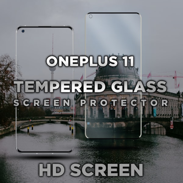 OnePlus 11 - Härdat glas 9H - Super kvalitet 3D Skärmskydd