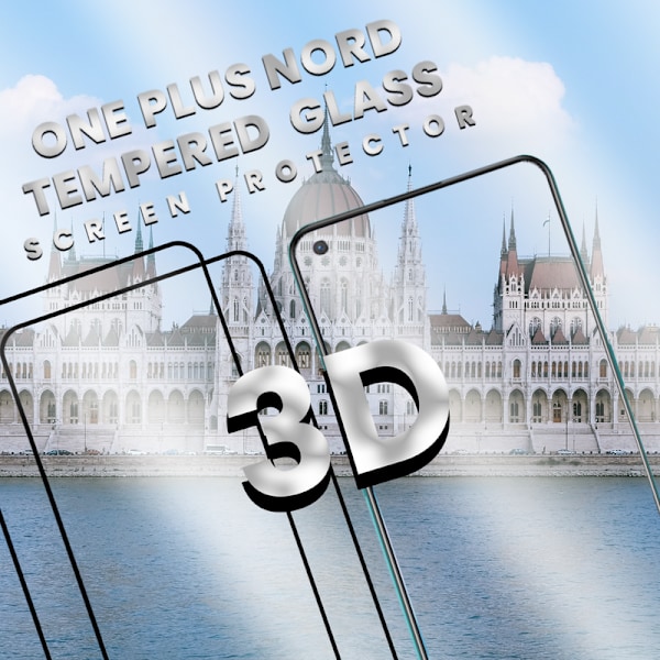 2-Pack ONEPLUS NORD Näytönsuoja - Karkaistu Lasi 9H - Super laatu 3D