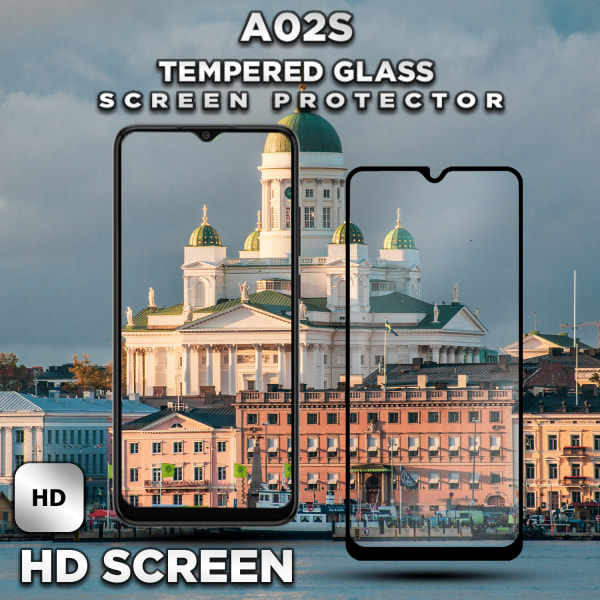 Samsung Galaxy A02s - Härdat Glas 9H - Super Kvalitet 3D Skärmskydd